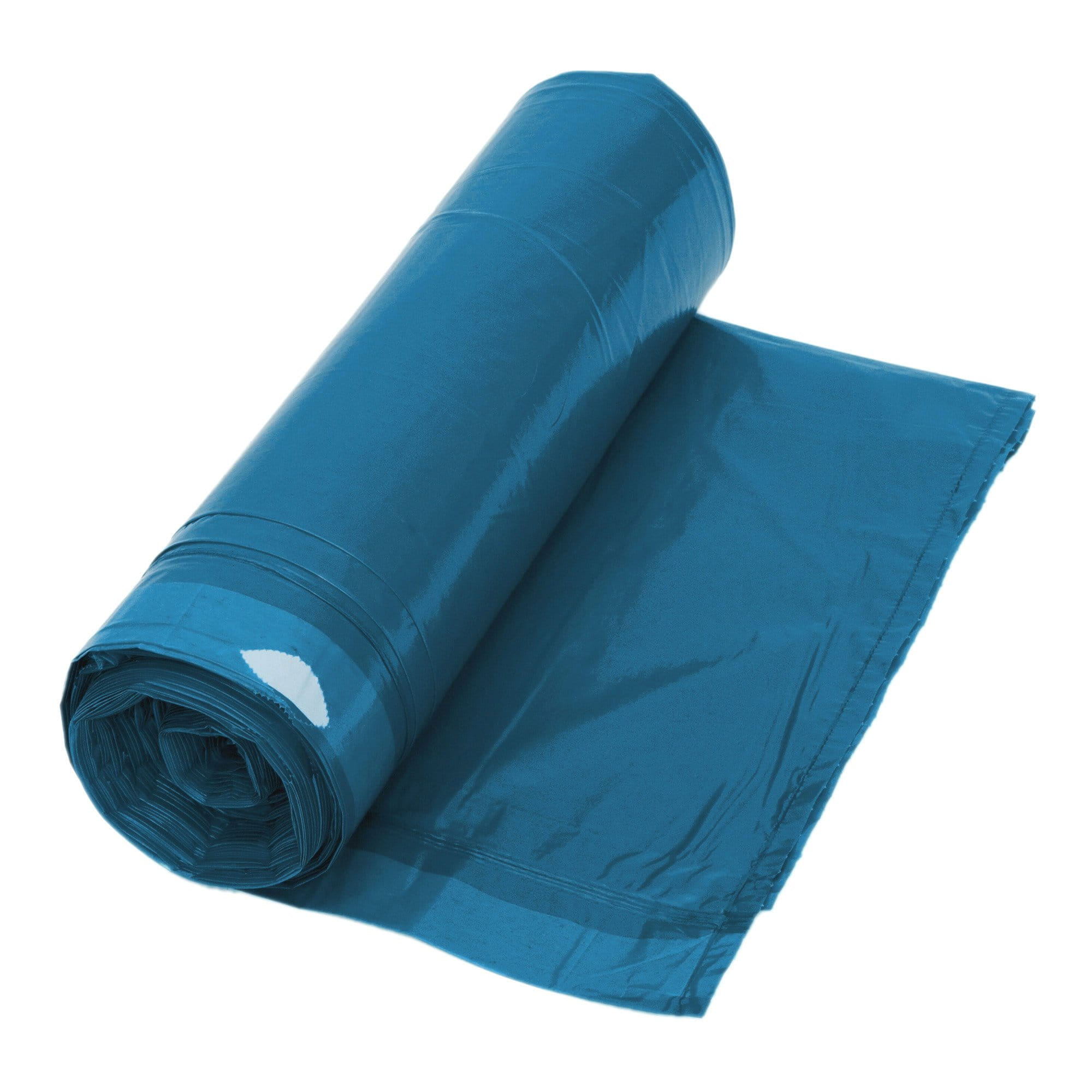 Deiss LDPE Zugbandsäcke 120 Liter, blau, 50 my 250 Stück 90099_1
