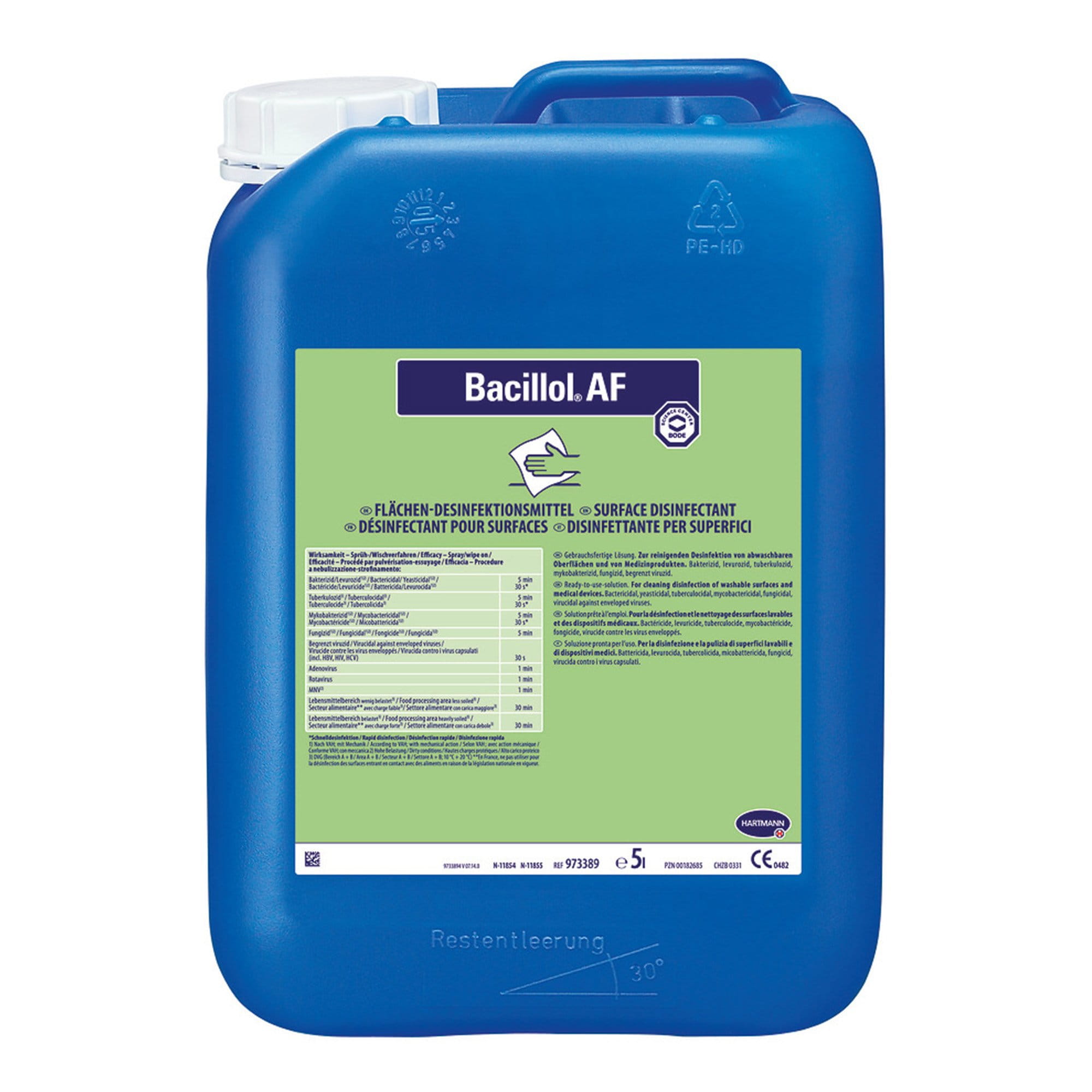 Bode Bacillol AF alkoholisches Schnell-Desinfektionsmittel 5 Liter Kanister 973389_1