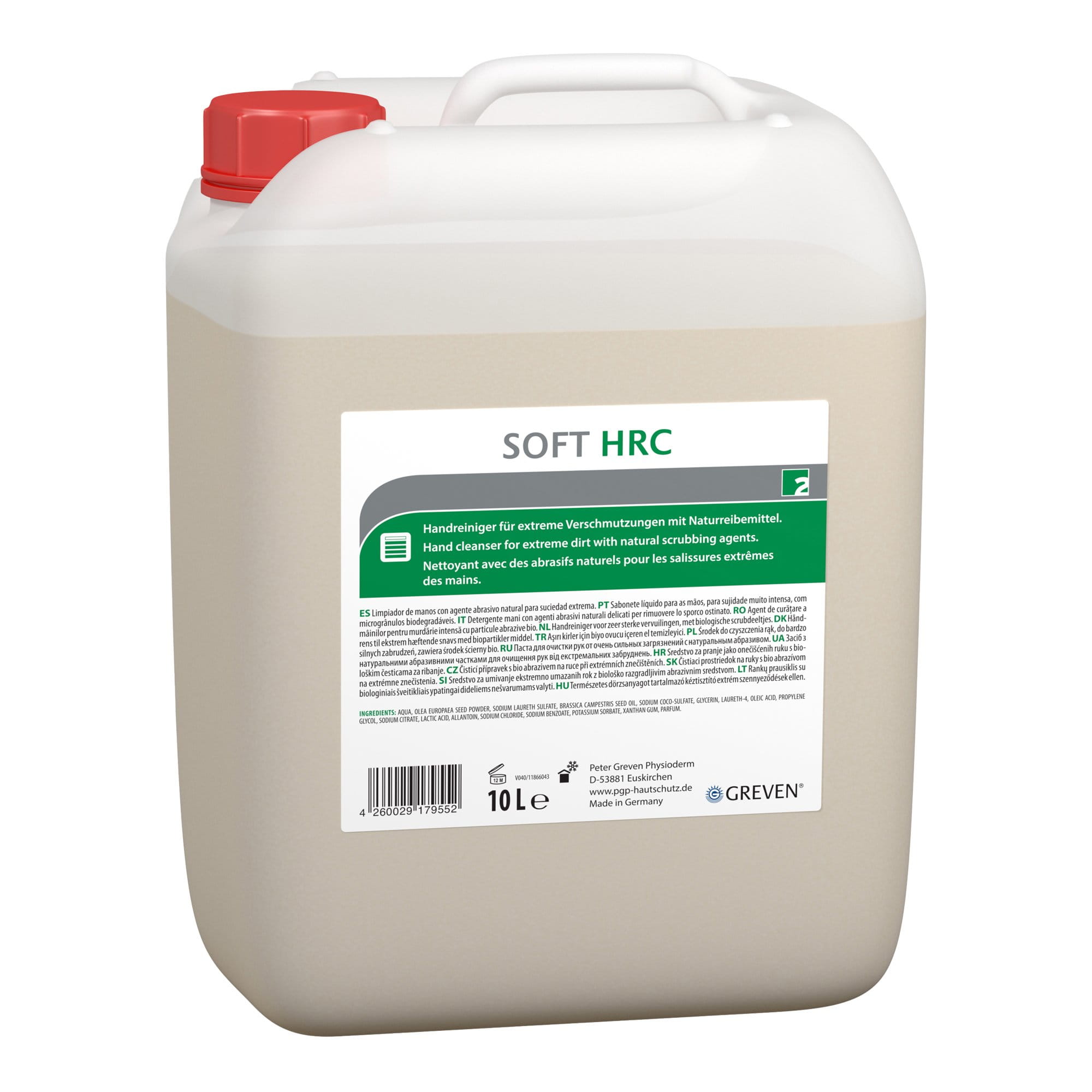 GREVEN SOFT HRC Handreiniger 10 Liter Kanister 14238-005_1