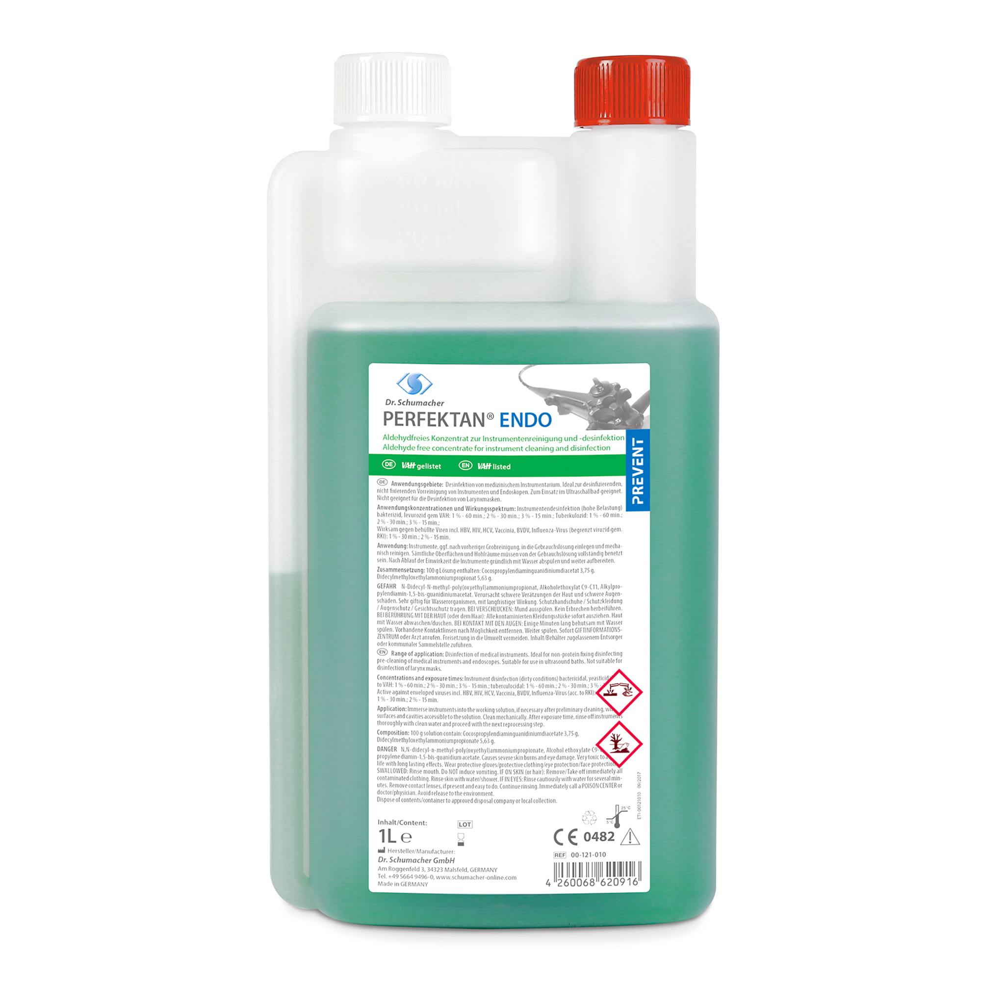 Dr. Schumacher Perfektan Endo aldehydfreies Konzentrat Reinigung Desinfektion 1 Liter Flasche 00-121-010_1