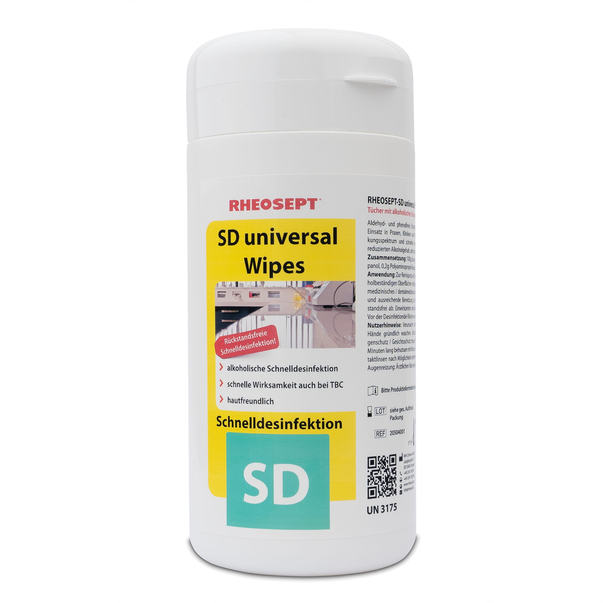 Rheosept SD universal Wipes Desinfektionstücher 100 Tücher 20504001_1