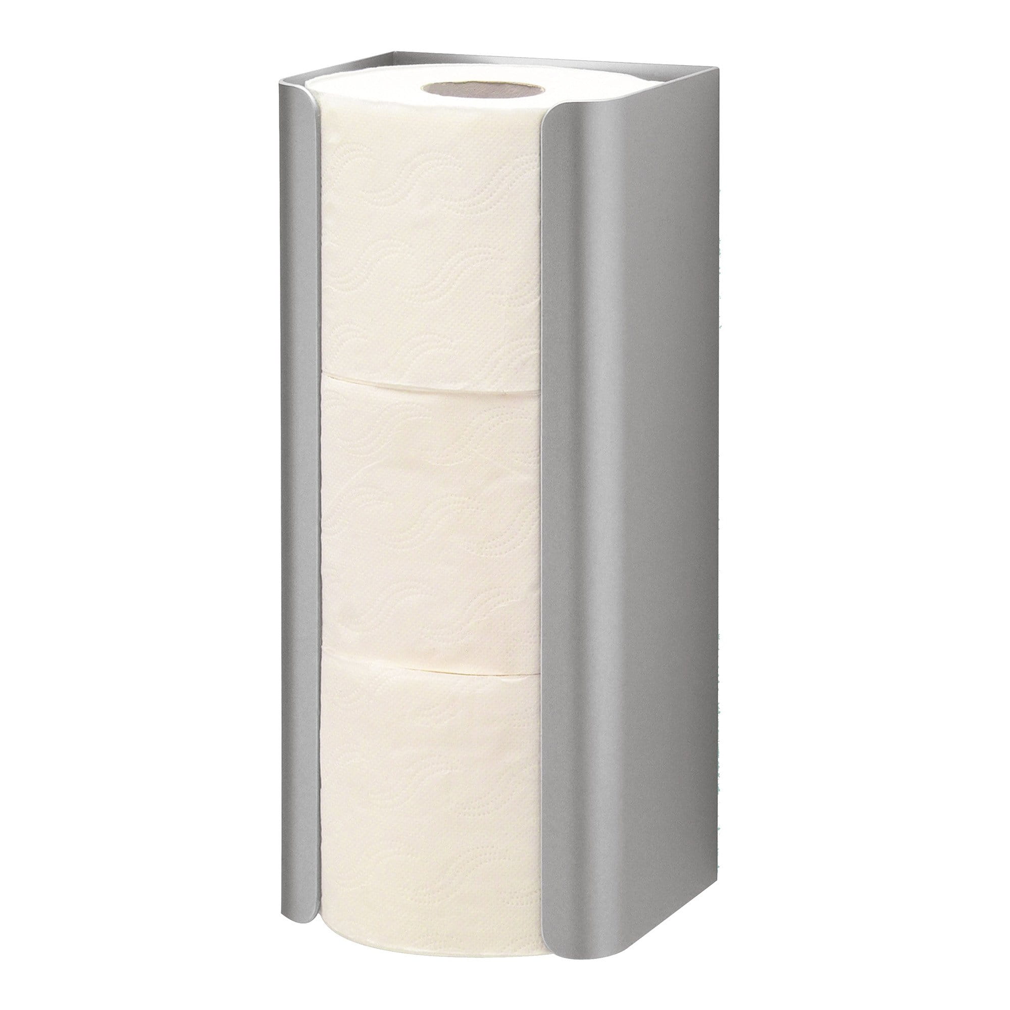 MediQo-line Toilettenpapier-Ersatzrollenhalter TRIO MQRRH3 Aluminium 8468_1