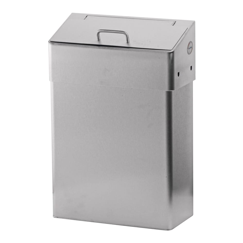 SanTRAL Hygiene-Abfallbehälter 10 Liter HBU 10 E Edelstahl matt 2301073-AFP-C_1