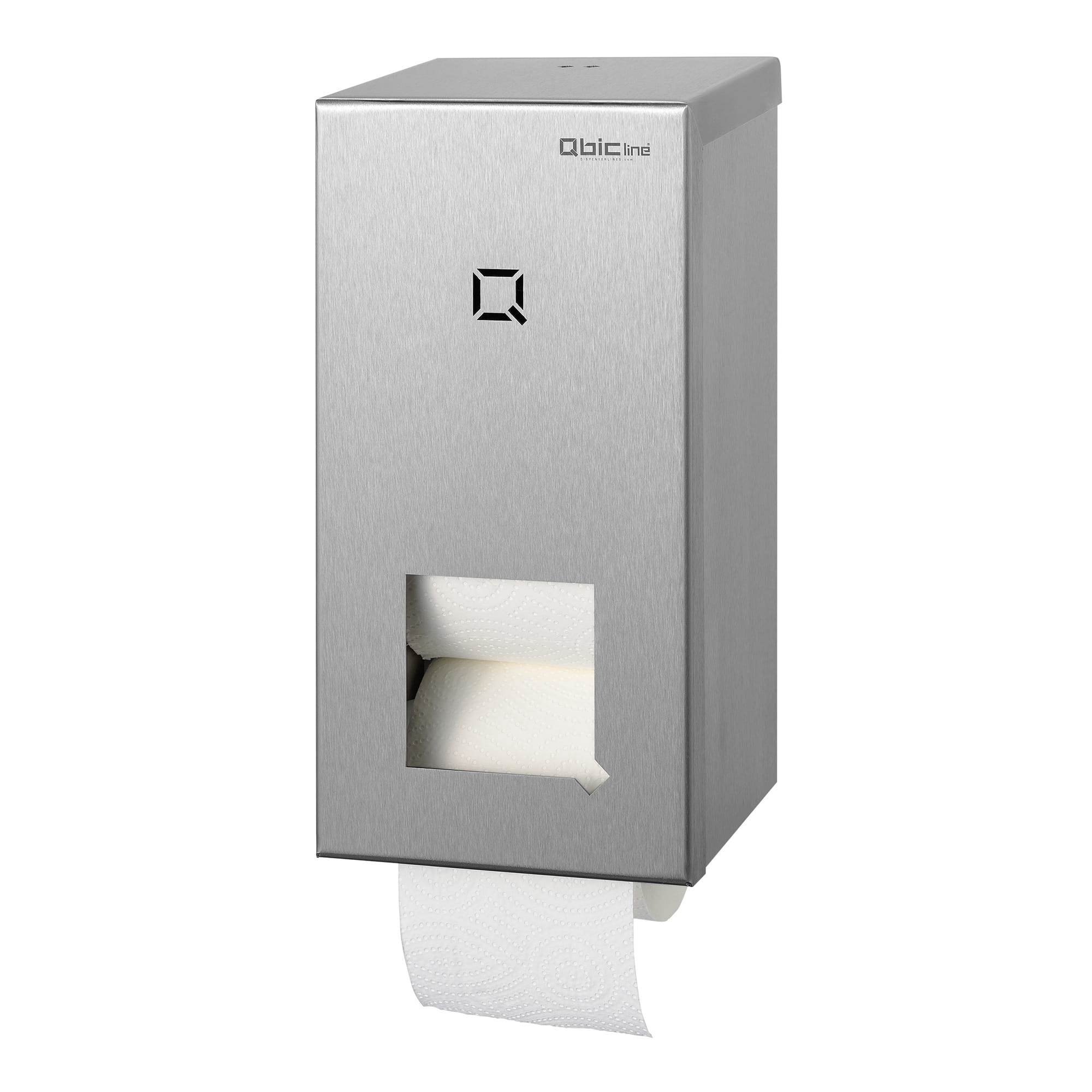 Qbic-line Toilettenpapierspender 2 Rollen QTR2 SSL Edelstahl matt 6820_1