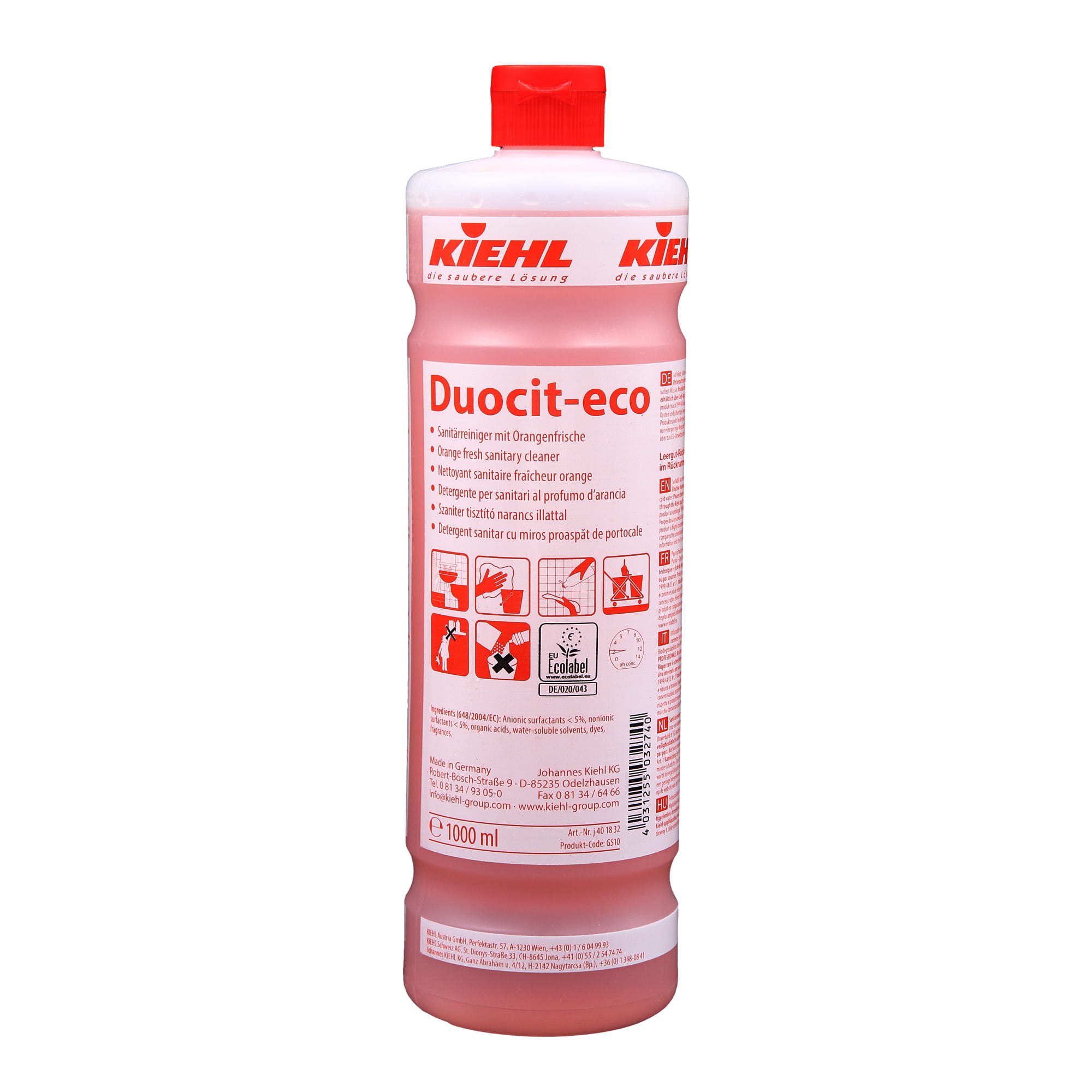 Kiehl Duocit-eco Sanitärreiniger 1 Liter Flasche j401801_1