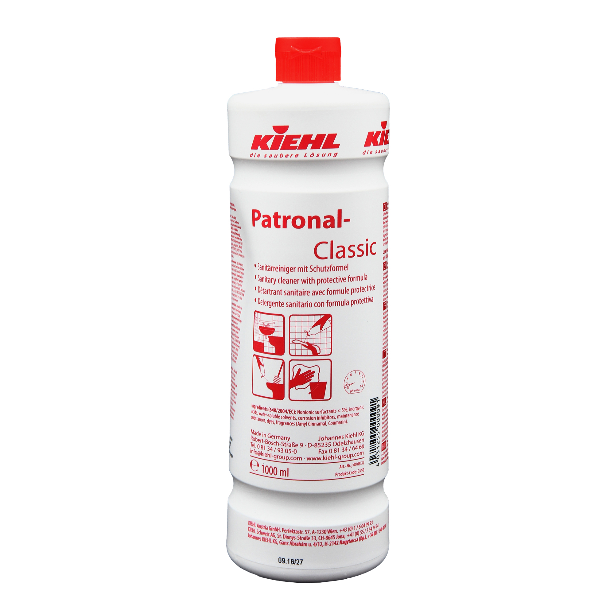 Kiehl Patronal-Classic Sanitärreiniger 1 Liter Flasche j400801_1