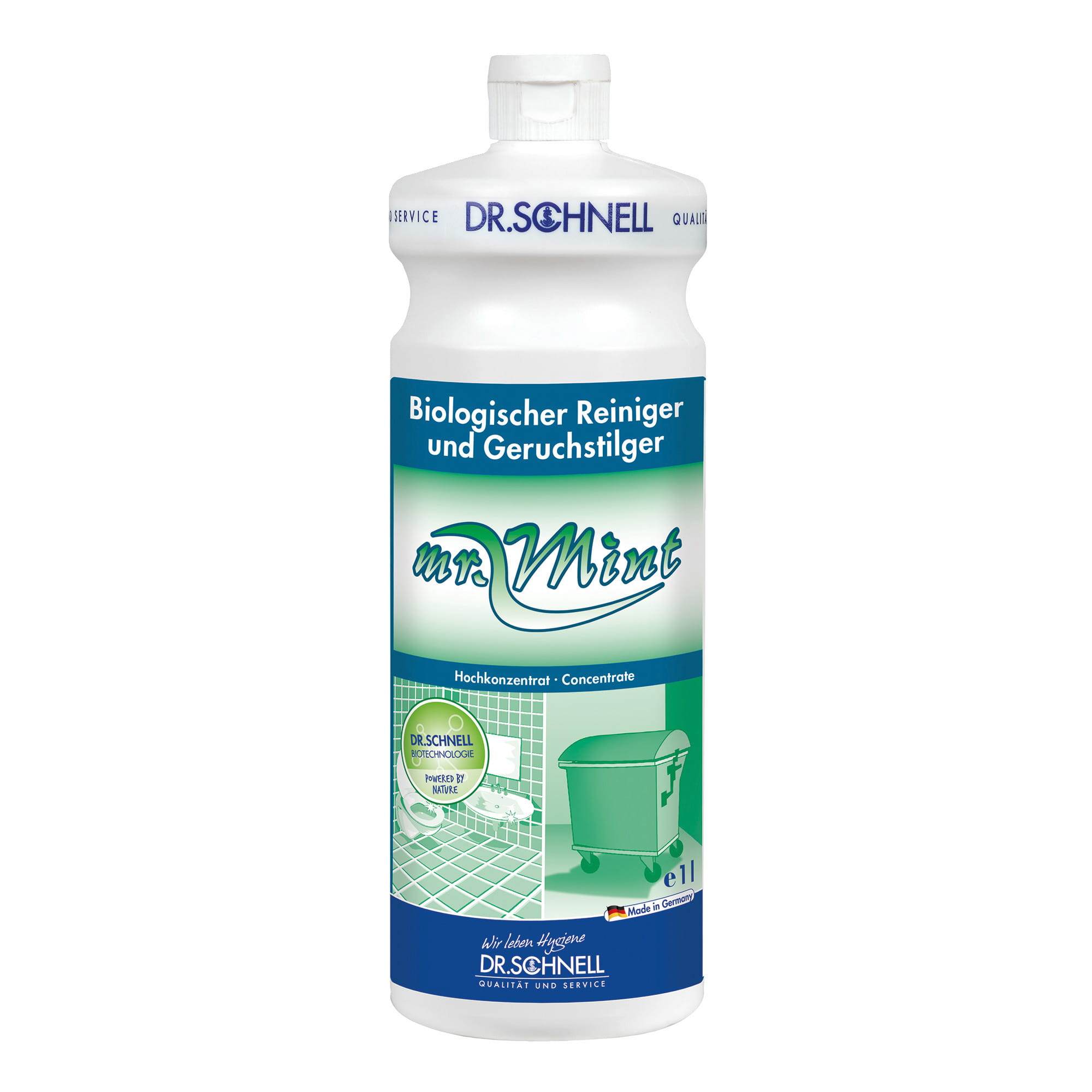 Dr. Schnell Mr. Mint biologischer Reiniger Geruchstilger 1 Liter Flasche 00260_1