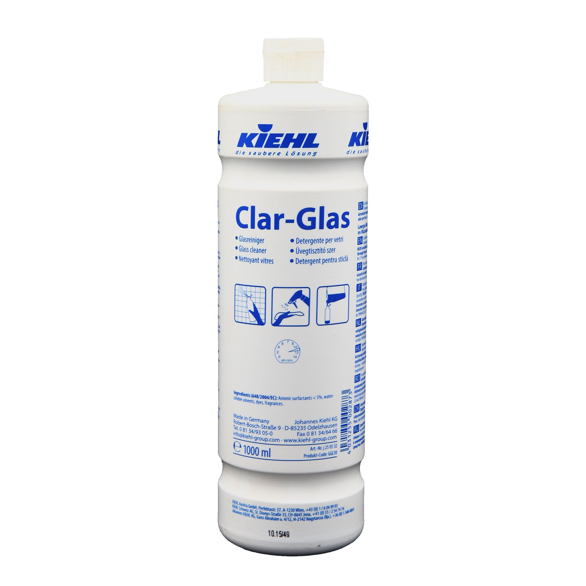 Kiehl Clar-Glas Glasreiniger 1 Liter Flasche j250501_1