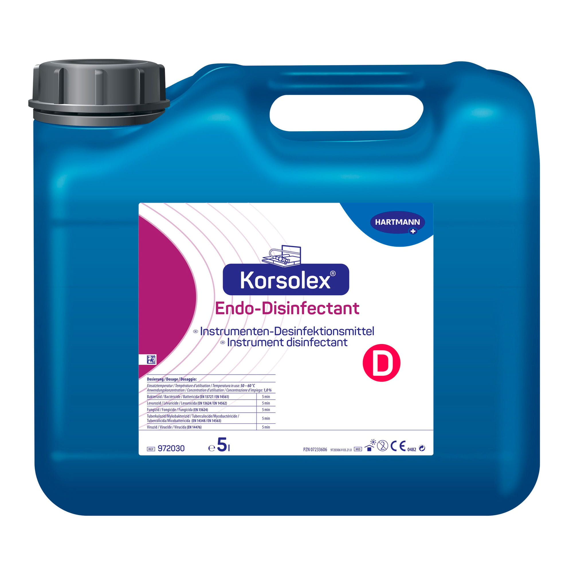 Bode Korsolex Endo-Disinfectant Desinfektionsmittel Endoskope 5 Liter Kanister 972030_1