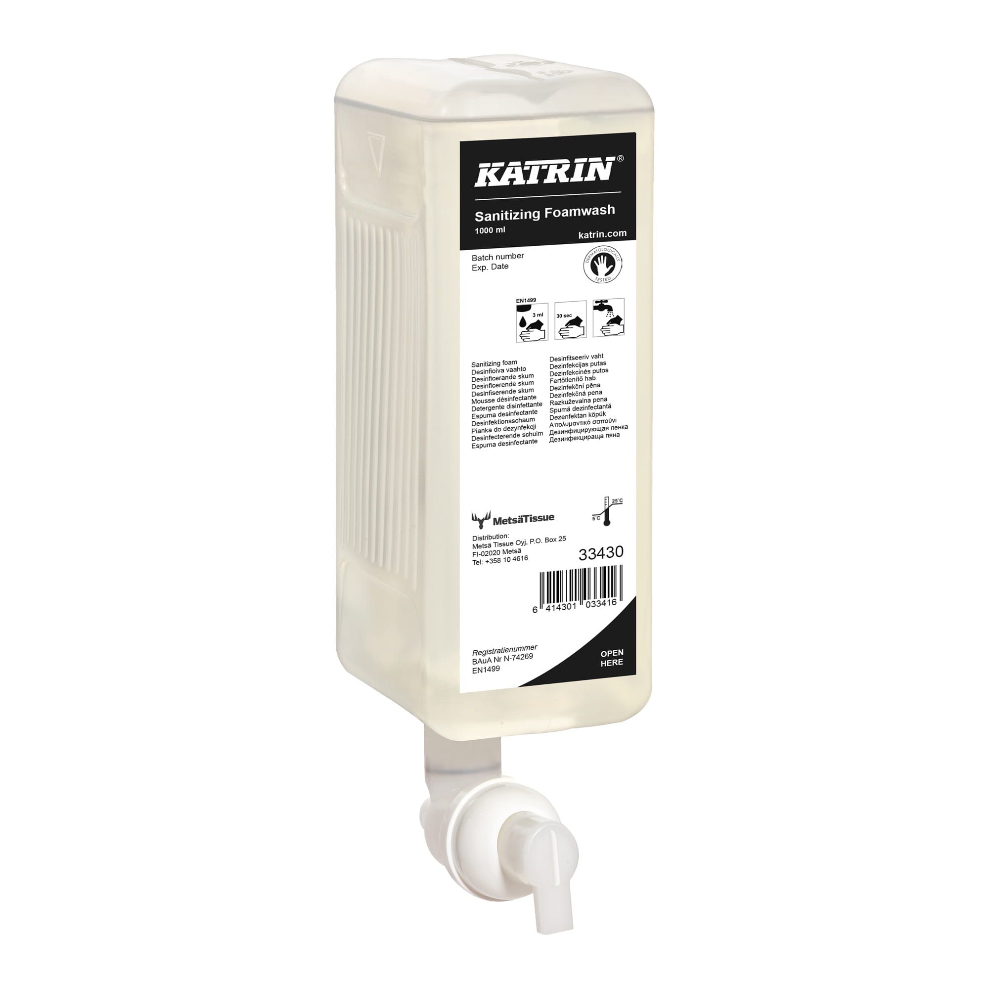 Katrin Handwaschschaum Sanitizing Foamwash 1000 ml 33430_1