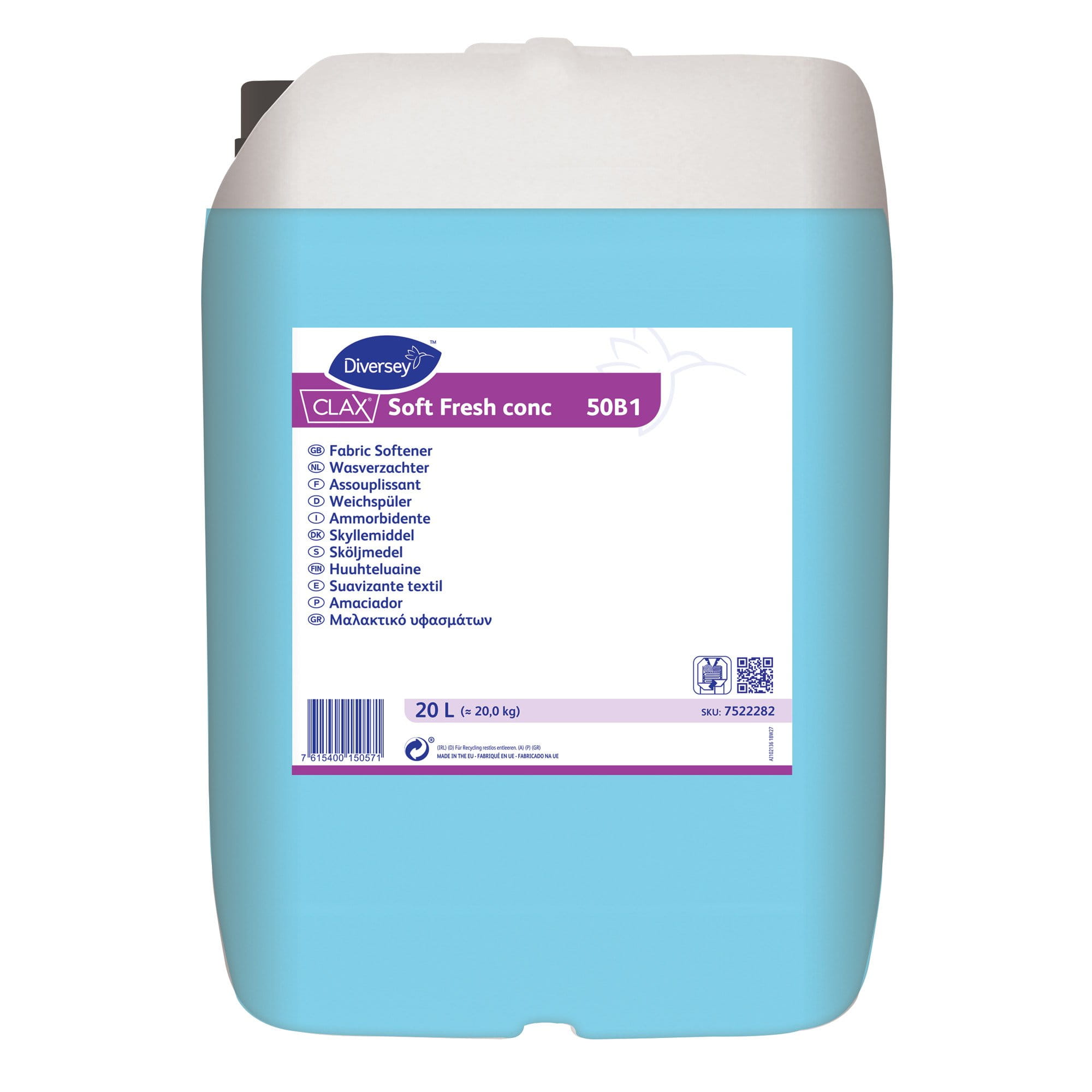 Clax Soft Fresh conc 50B1 Weichspüler Konzentrat 20 Liter Kanister 7522282_1
