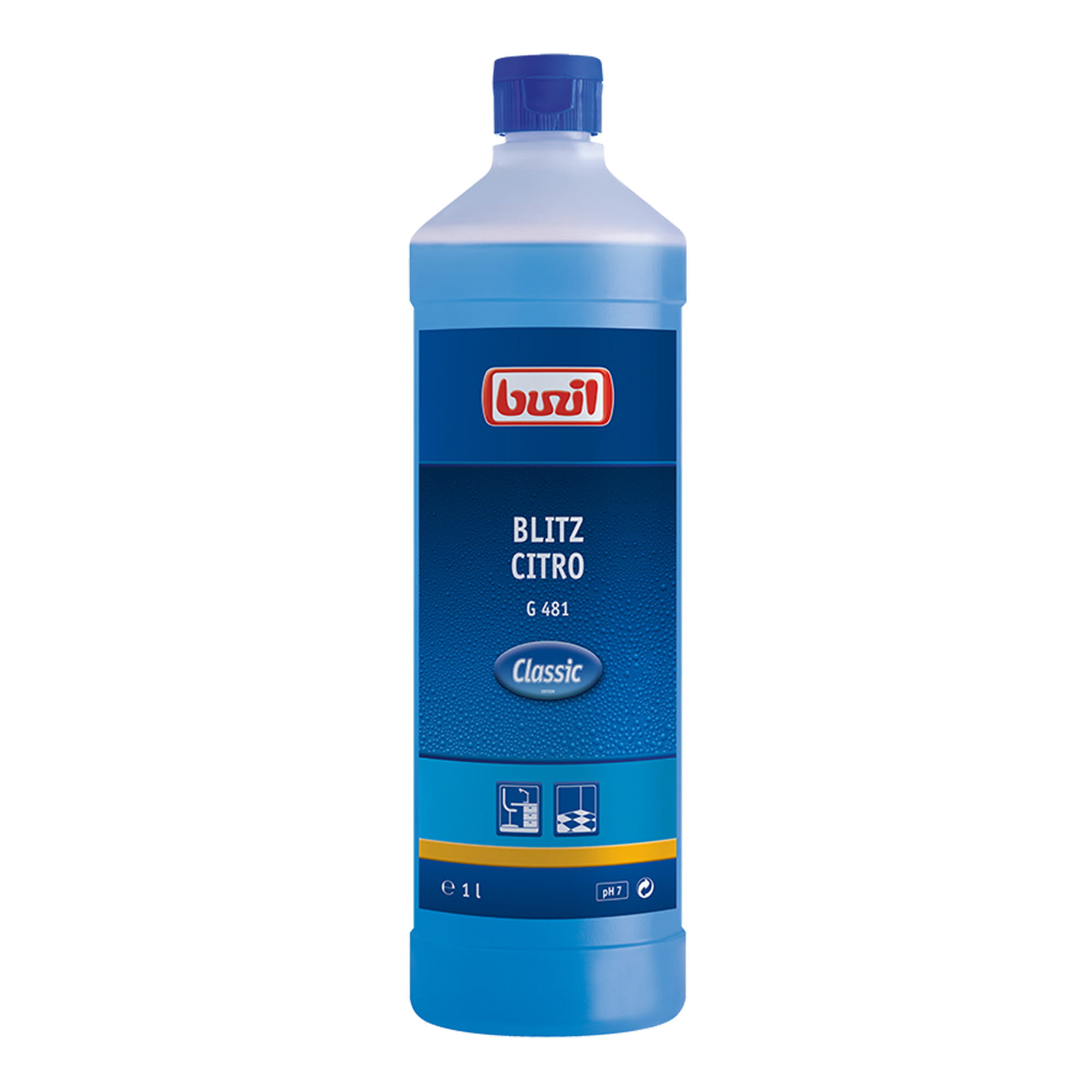 Buzil Blitz Citro G481 neutraler Allesreiniger 1 Liter Flasche G481-0001RA_1
