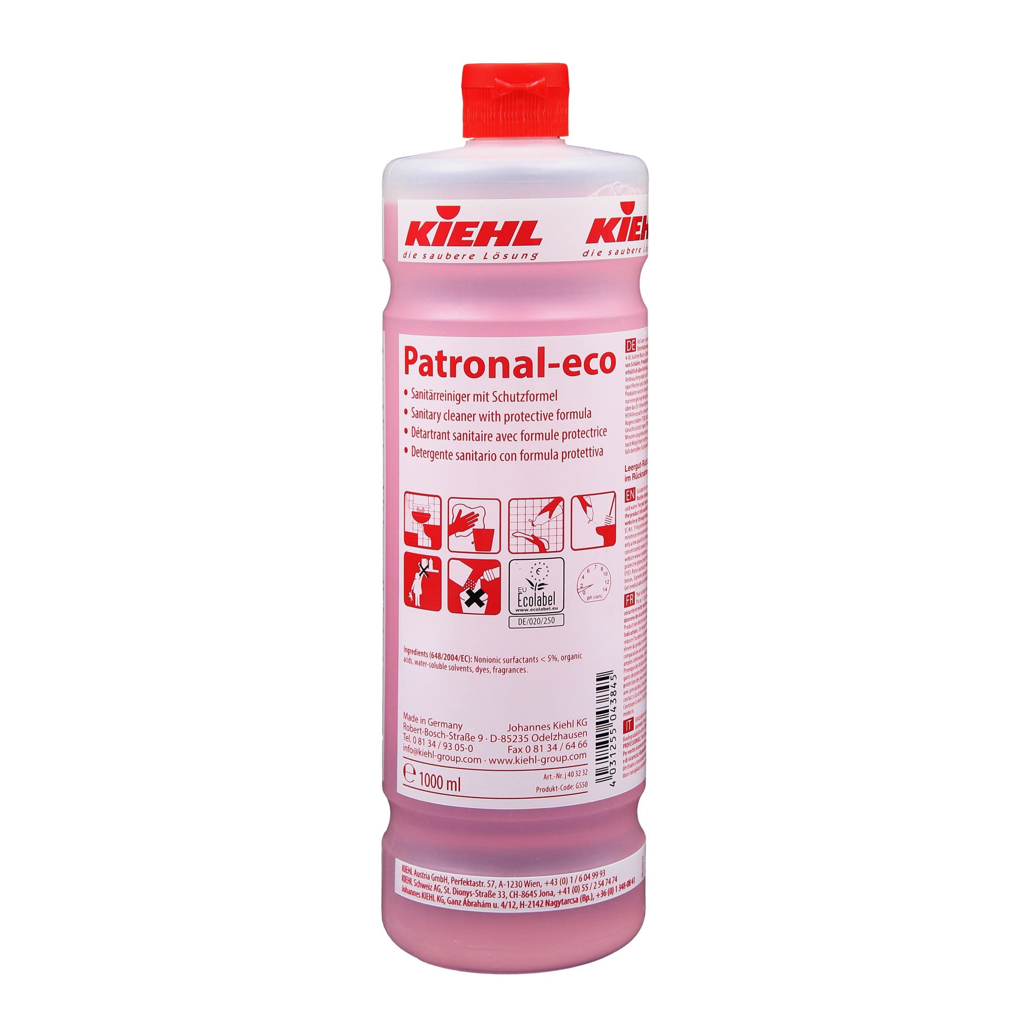Kiehl Patronal-eco Sanitärreiniger 1 Liter Flasche j403201_1