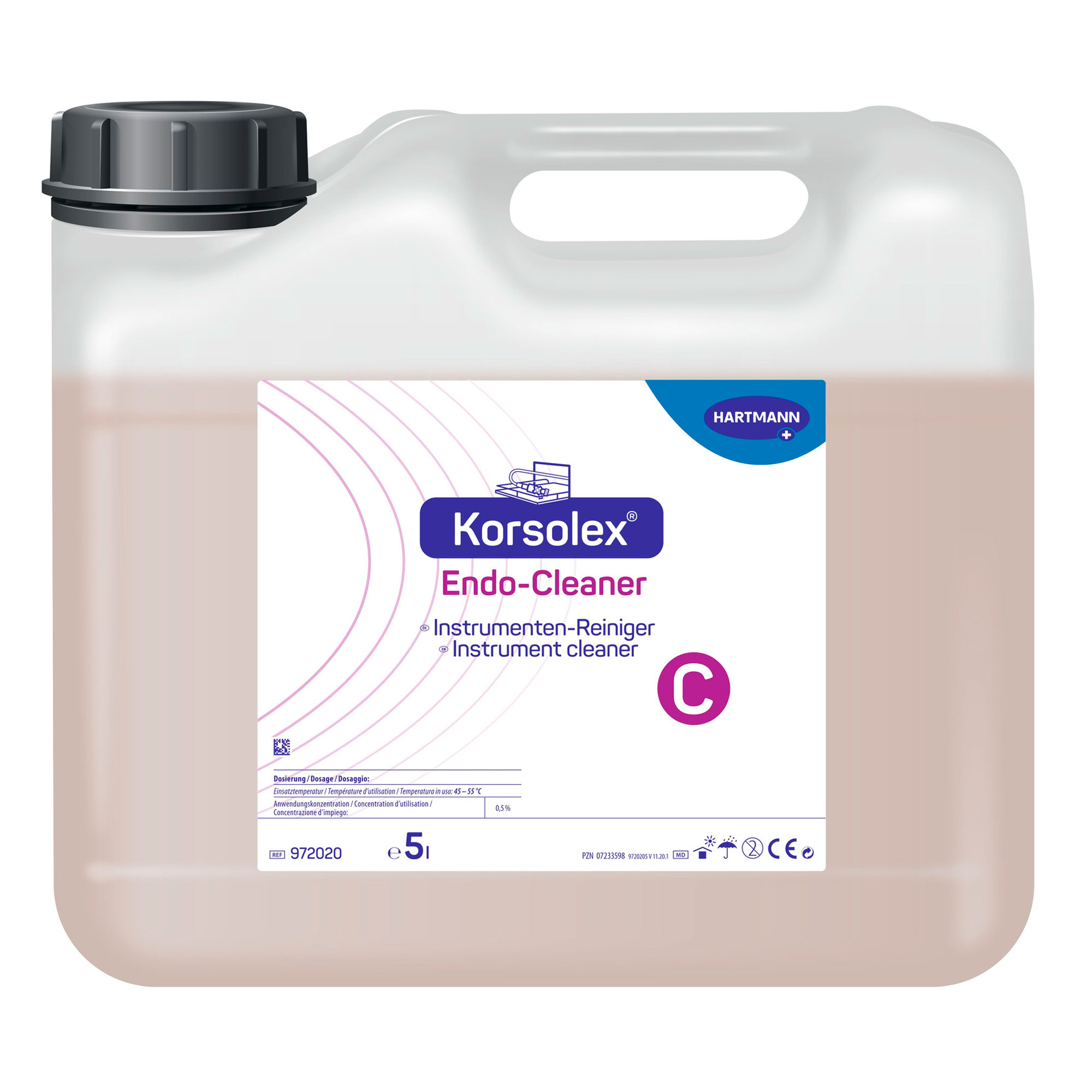 Bode Korsolex Endo-Cleaner Reiniger Endoskope 5 Liter Kanister 972020_1