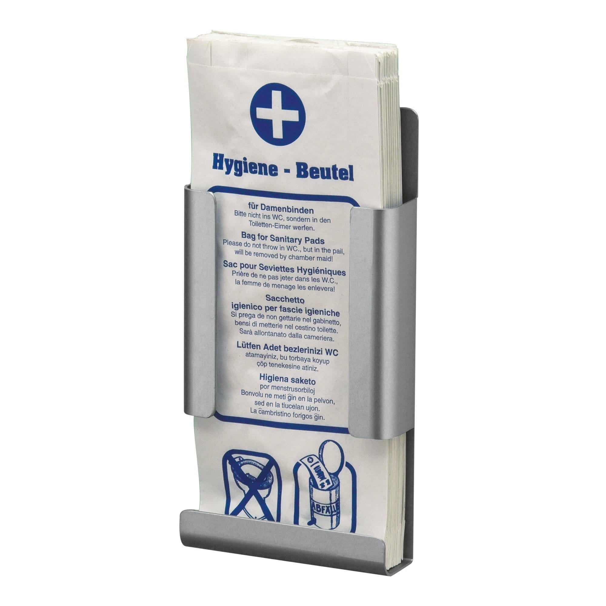 MediQo-line Hygienebeutelhalter Papiertüten MQHBPA Aluminium 8265_1
