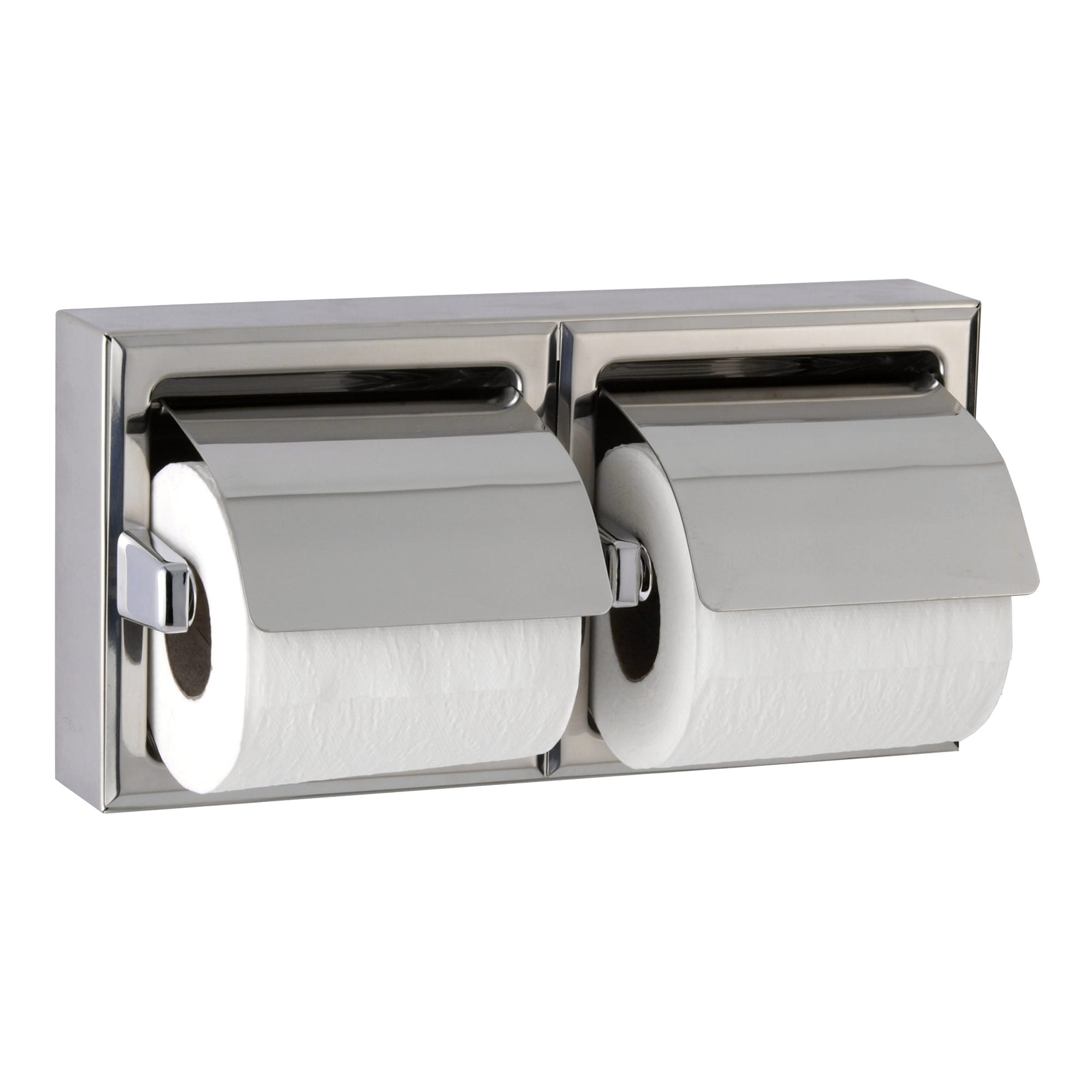 Bobrick Toilettenpapierrollenhalter 2 Rollen Edelstahl hochglanz B-6999_1