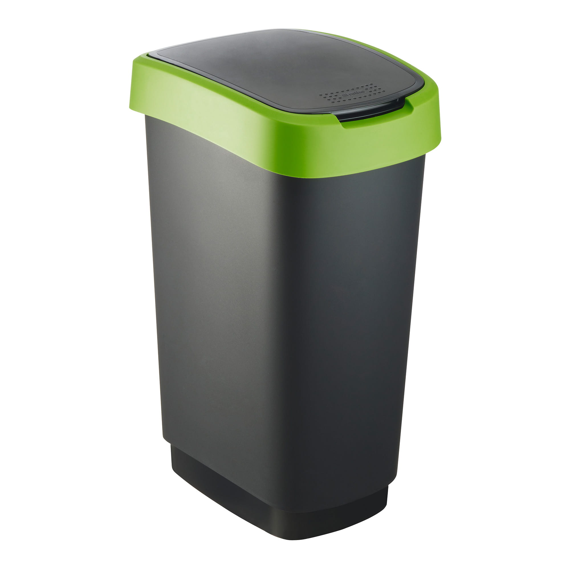 RothoPro Twist Abfallbehälter 50 Liter schwarz/grün 59135445_1