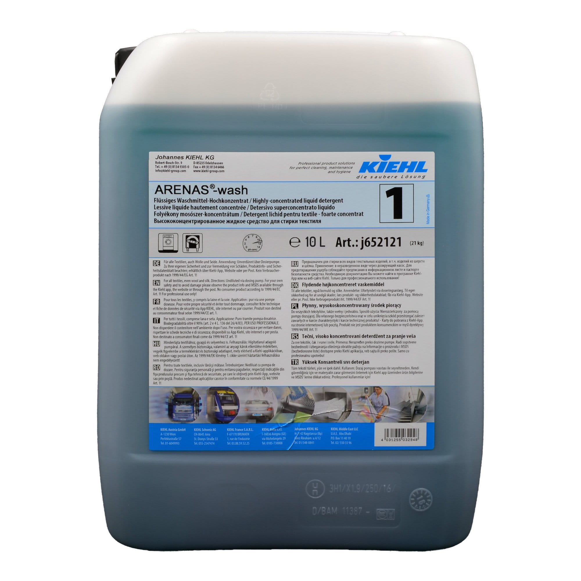 Kiehl Arenas-wash flüssiges Alleinwaschmittel 10 Liter Kanister j652110_1