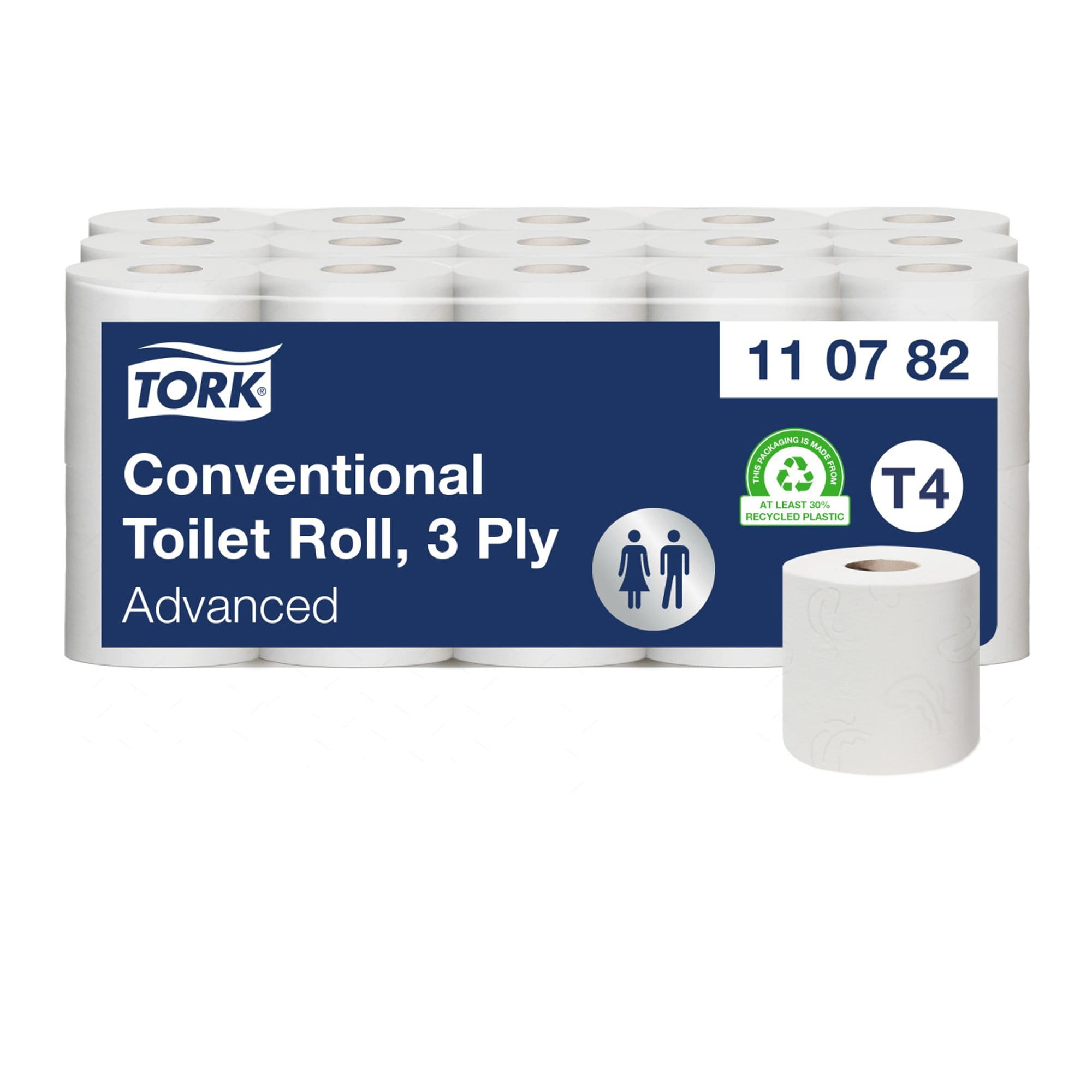 Tork extra weiches Kleinrollen Toilettenpapier 30 Rollen 110782_1